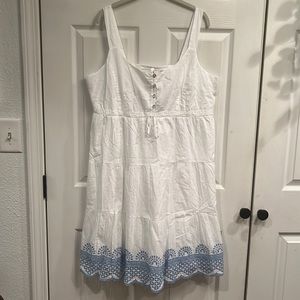 Seraphine brand maternity size 12 embroidered lined sundress. NWT